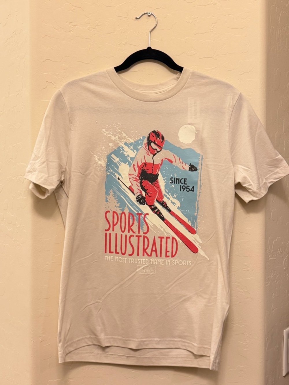 Sports illustrated-Classic Men's Crew Neck T-Shirt in White